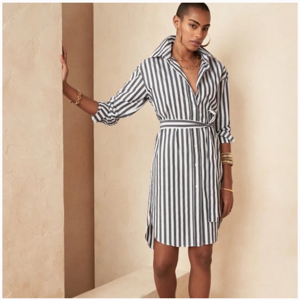 Banana Republic Stripe shirt dress